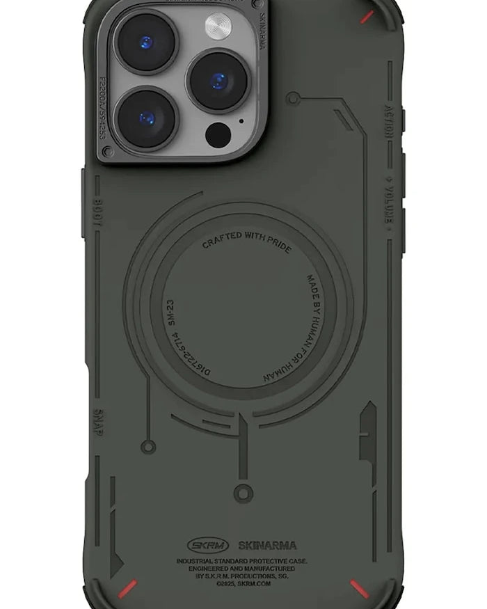 Skinarma iPhone 16 Pro Max встроен магнит halkalı telefon kılıfı