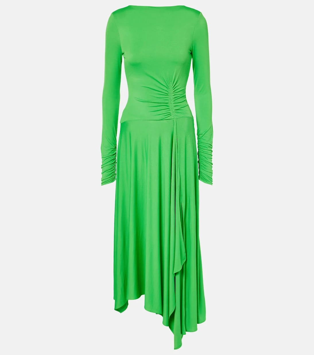 Acne Studios - Else gathered asymmetric midi dress