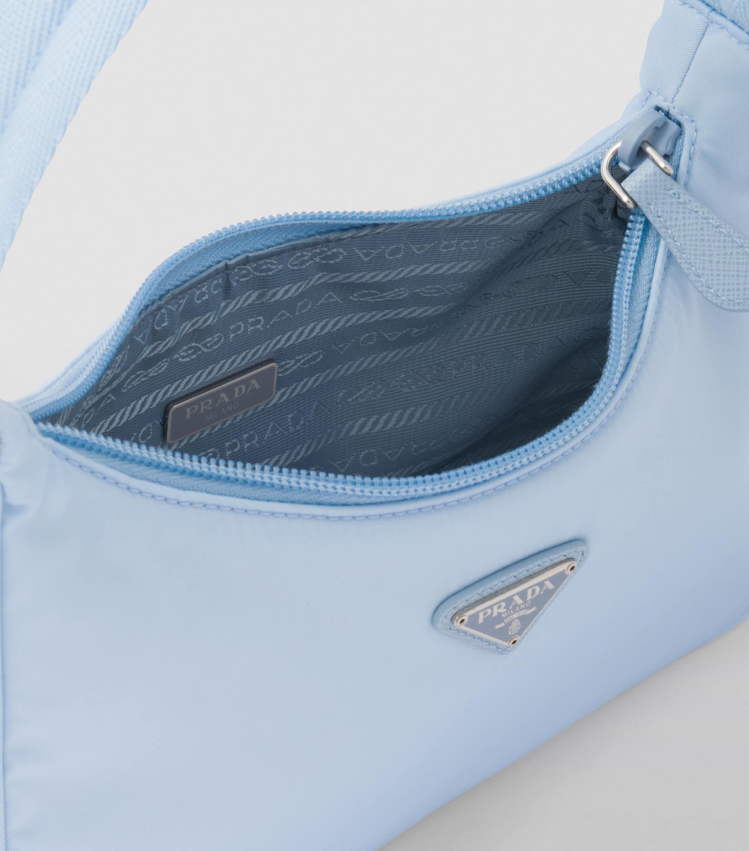 Turquoise Re-Nylon Re-Edition 2000 Shoulder Bag