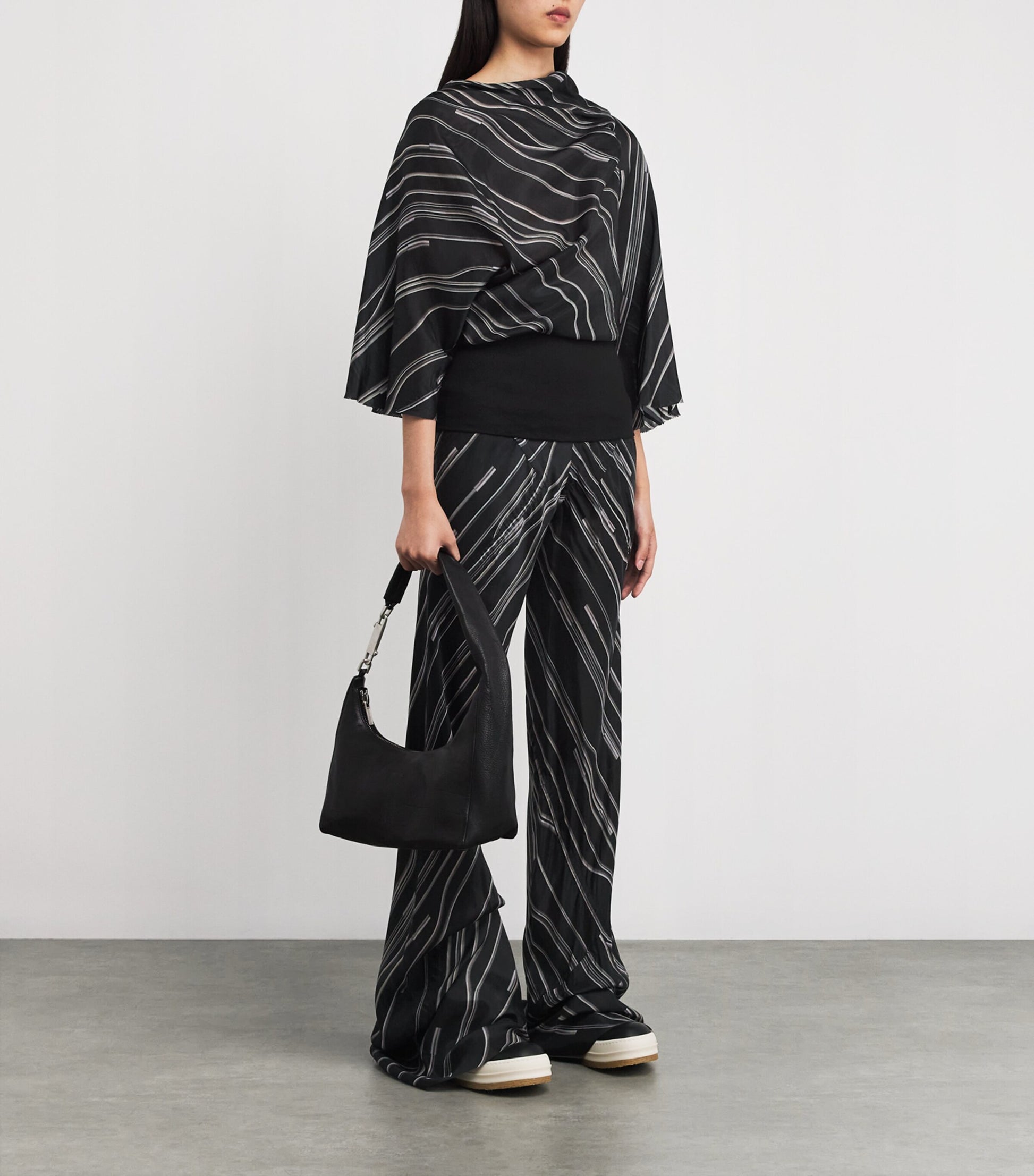 Rick Owens Black Printed Cylinder Top