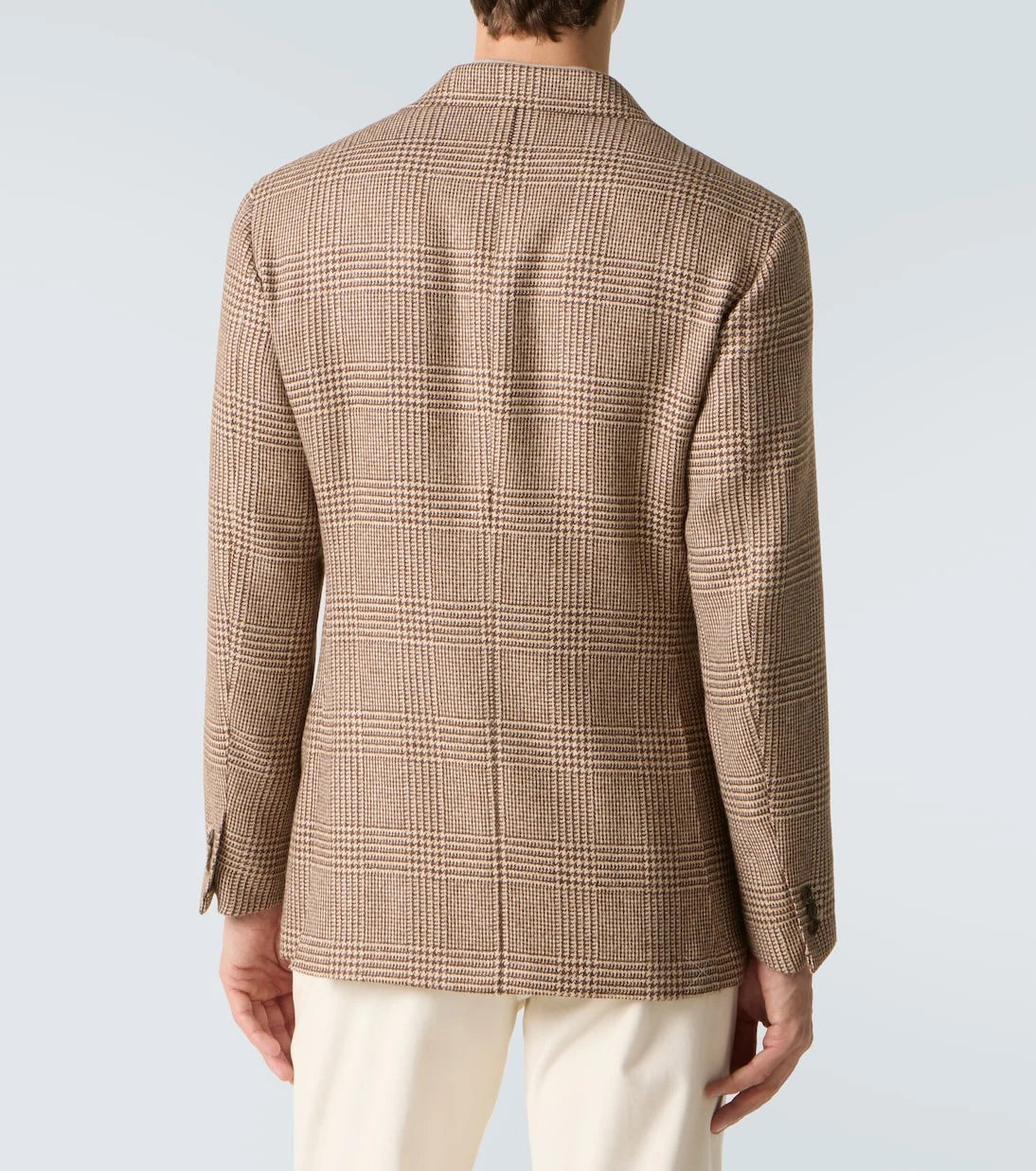 Saman Amel - Prince of Wales check alpaca blazer