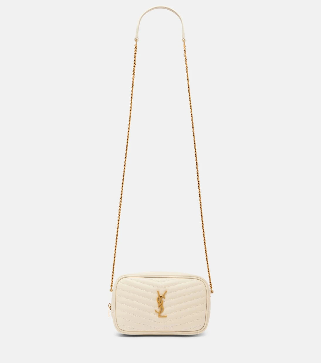 Saint Laurent - Lou Mini matelassé leather camera bag