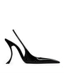 Saint Laurent Leather Apolline Slingback Pumps 110