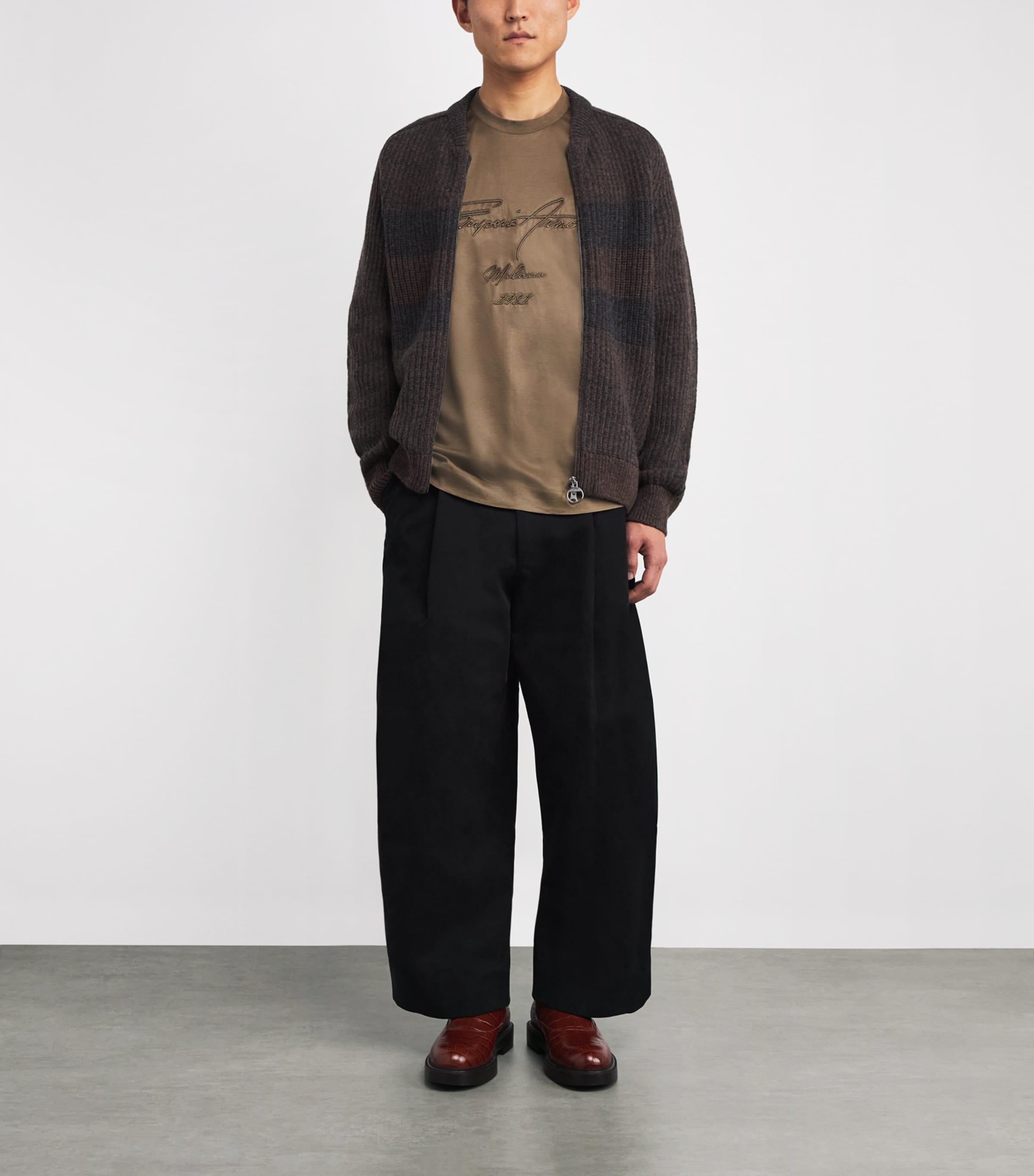 Lyocell-Cotton Logo T-Shirt