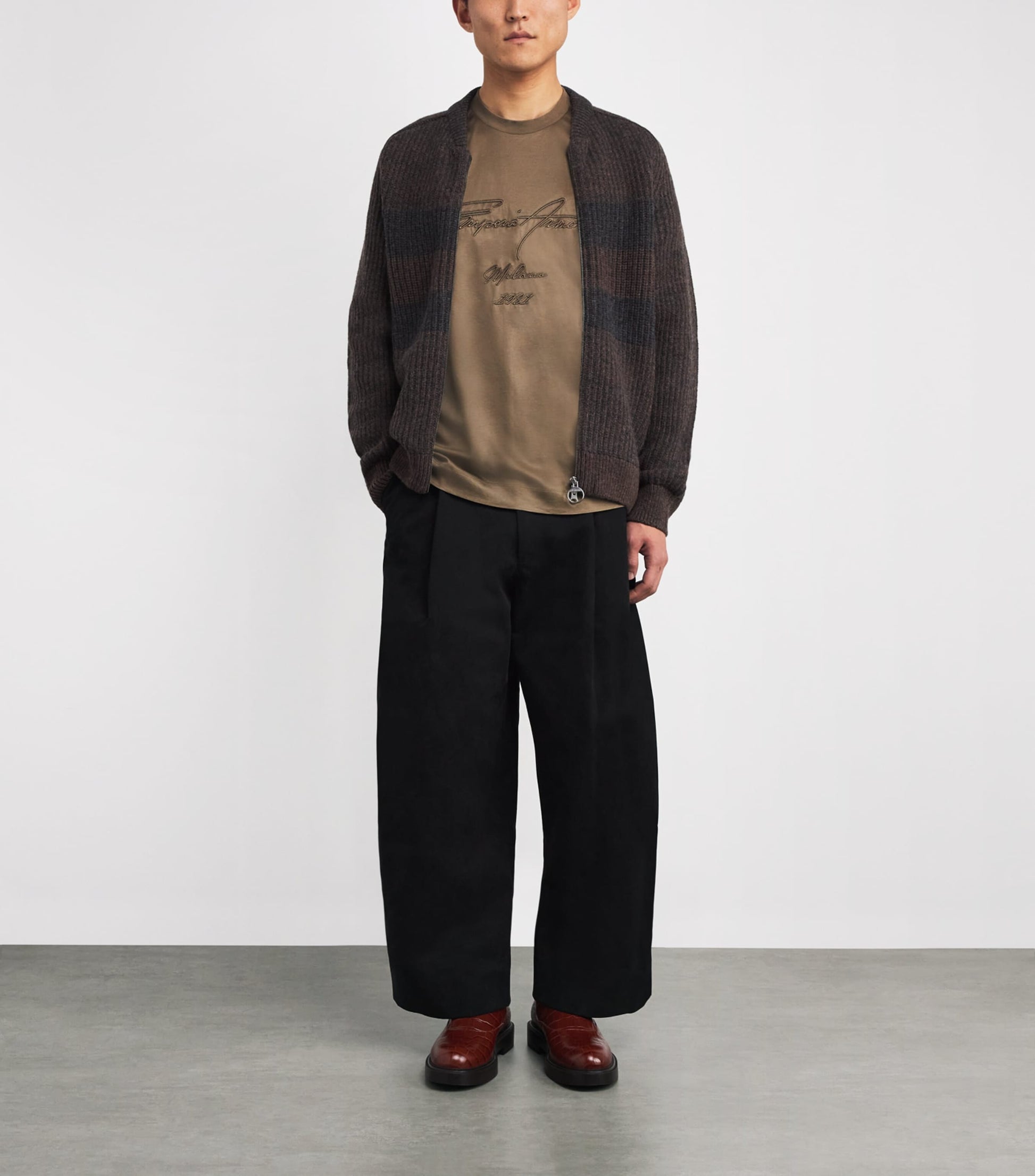 Lyocell-Cotton Logo T-Shirt