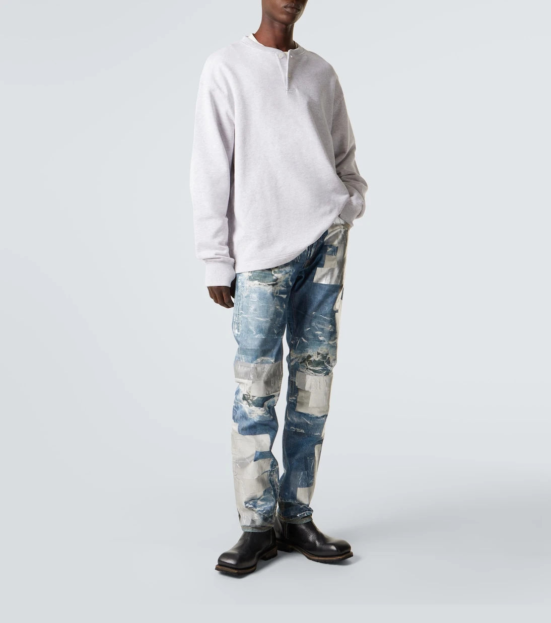 Acne Studios - Logo embroidered cotton-blend sweatshirt