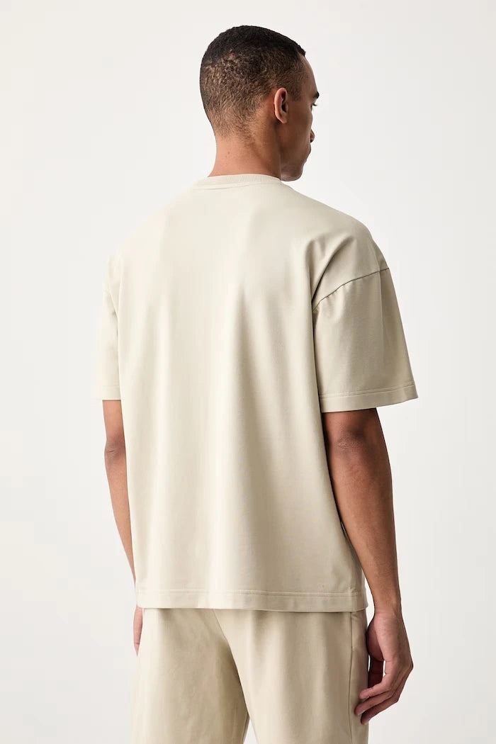 HUGO geniş kesim erkek pamuklu NOAH T-SHIRT