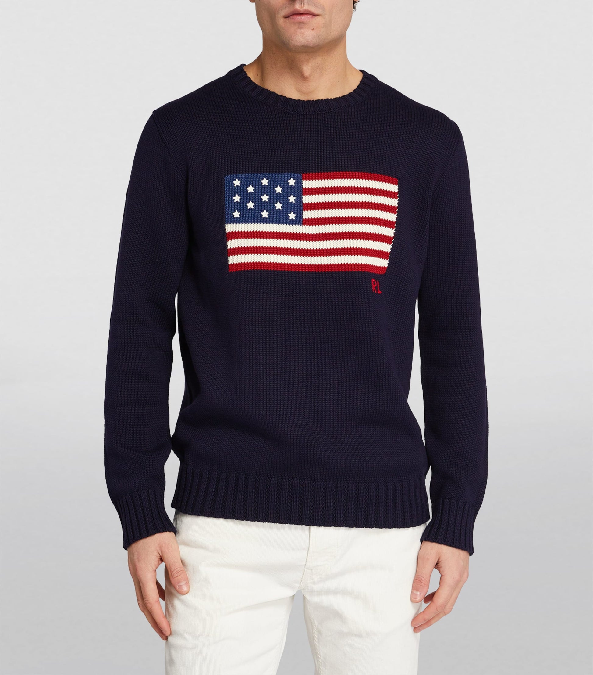 Blue American Flag Sweater