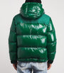 Green Down Monogram Puffer Jacket