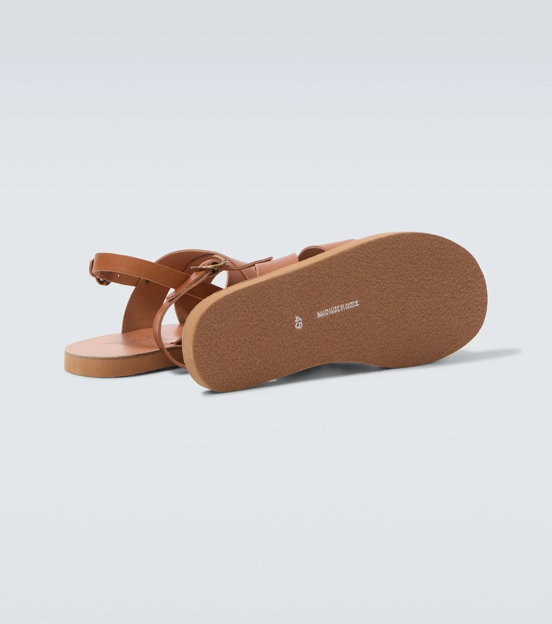 Ancient Greek Sandals - Miltos leather slingback sandals