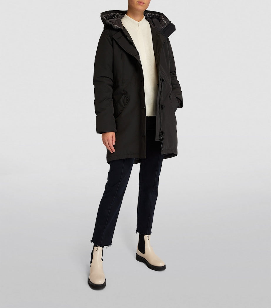 Canada Goose Black Down-Filled Rossclair Parka