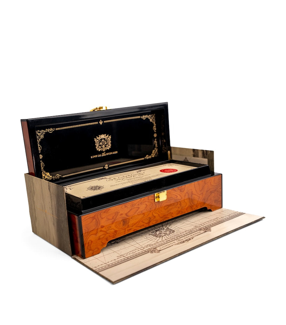 London Tea Exchange Three-Chamber Tea Chest with Teabags