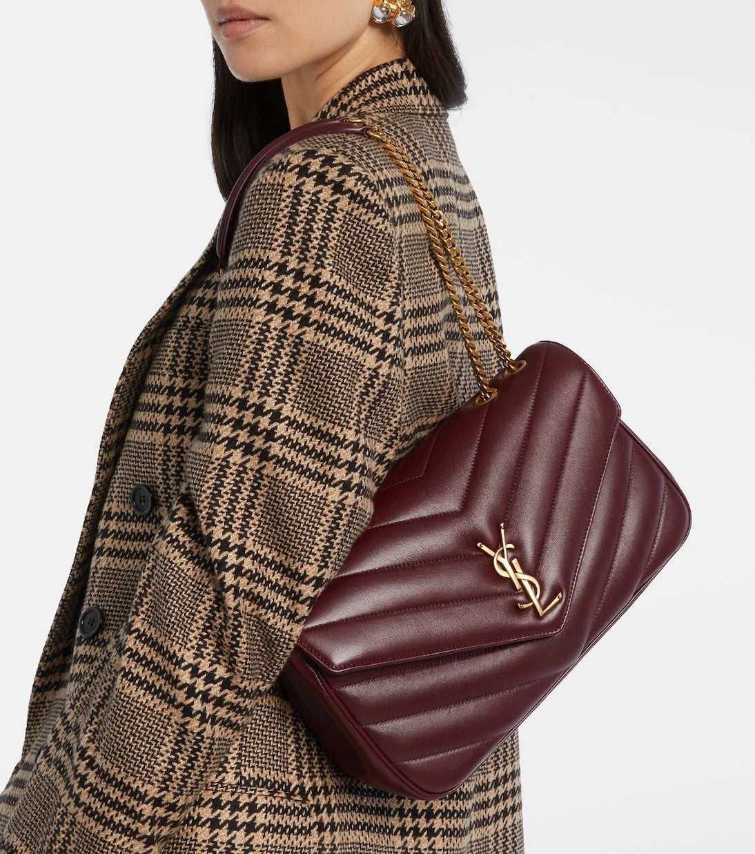 Saint Laurent - Loulou Medium leather shoulder bag