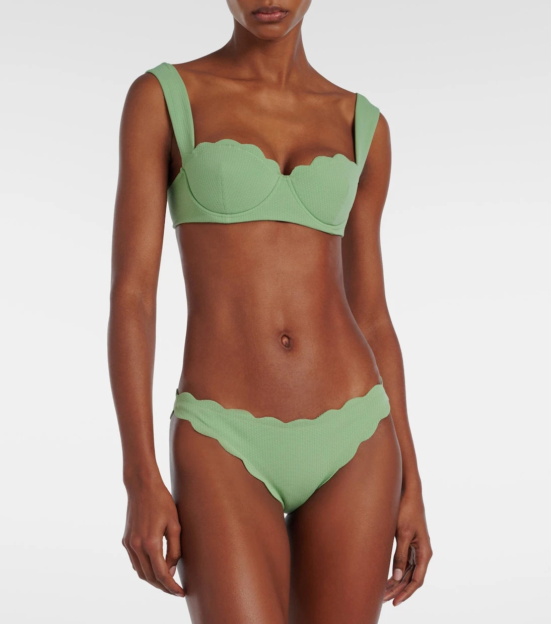Marysia - North scalloped bikini top