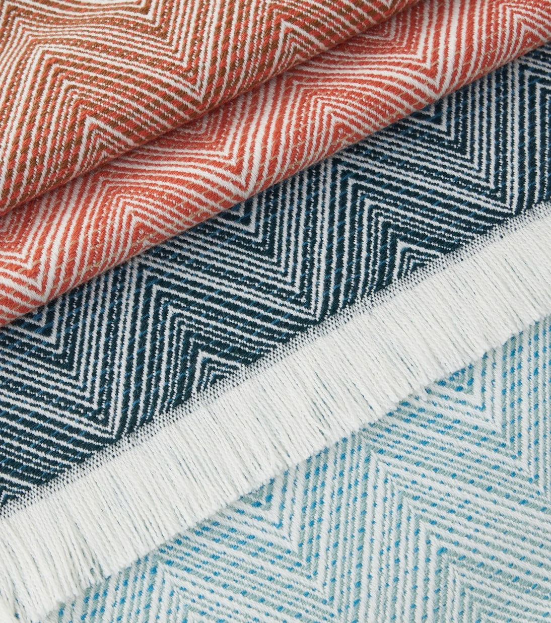 Missoni - Ciro Zigzag fringed wool throw