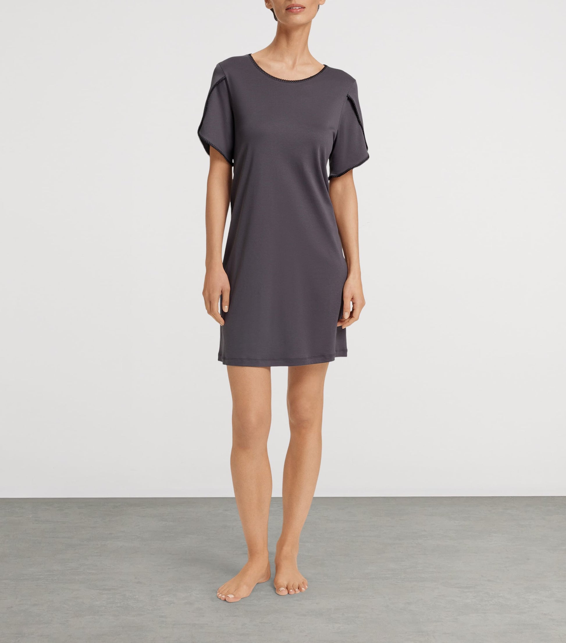 Cotton Una Nightdress BLACK PEARL