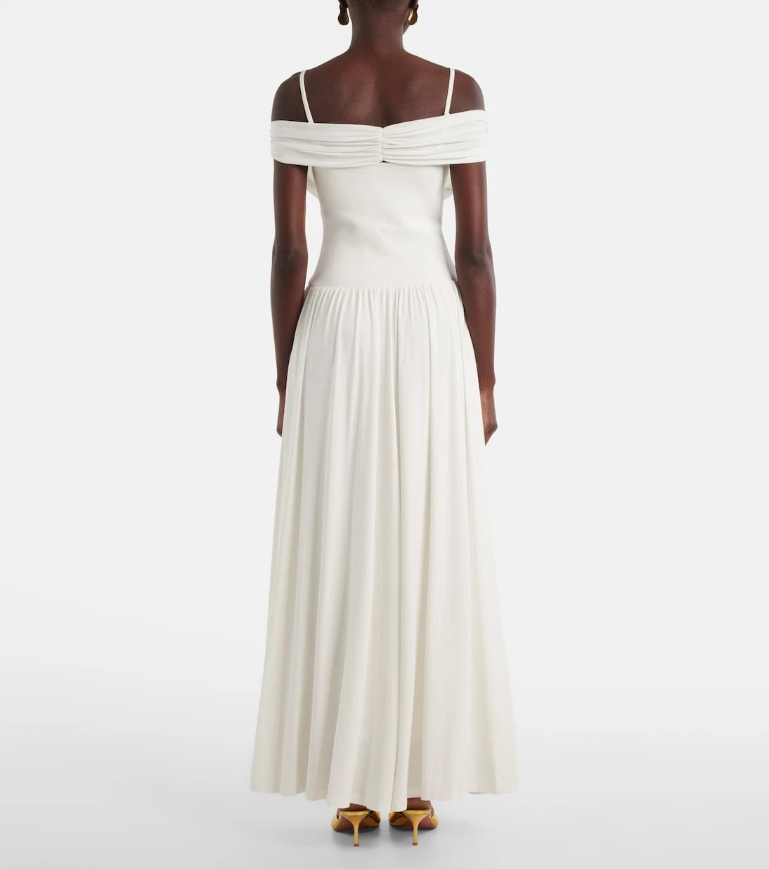 Simkhai - Amarantha draped jersey maxi dress