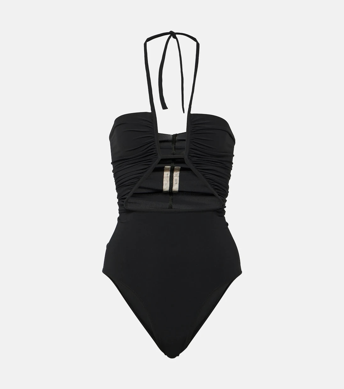 Rick Owens - Halterneck cutout swimsuit