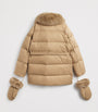Yves Salomon Enfant Fur-Trim Down Puffer Coat (10 Years)