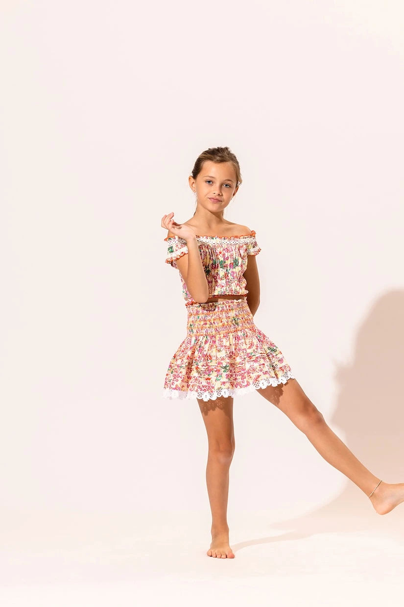 Poupette St Barth Kids - Alba floral shirt