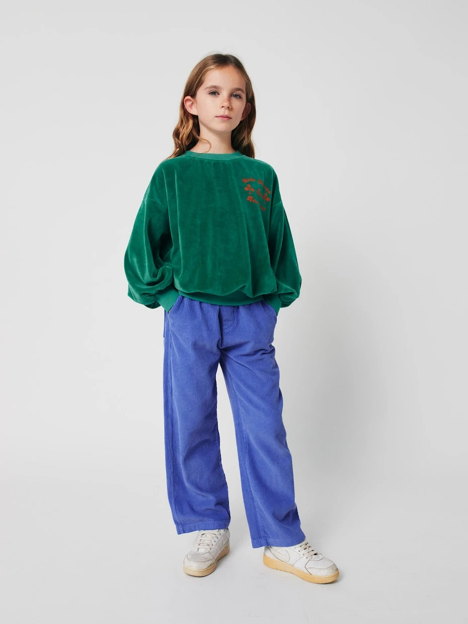 Bobo Choses - Have Fun cotton velvet sweatshirt
