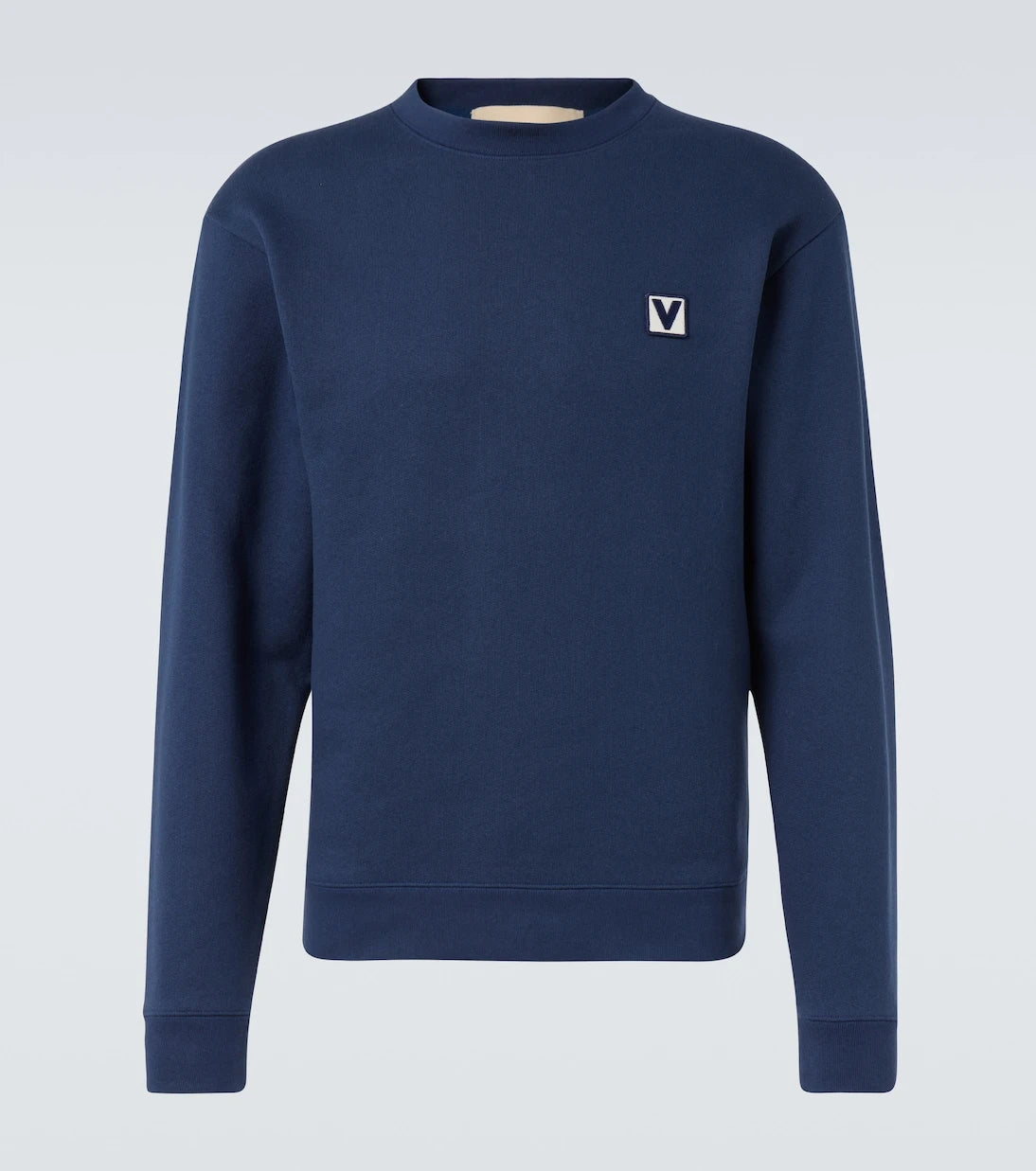 Valentino - سويت شيرت من القطن جيرسيه بطبعة شعار V