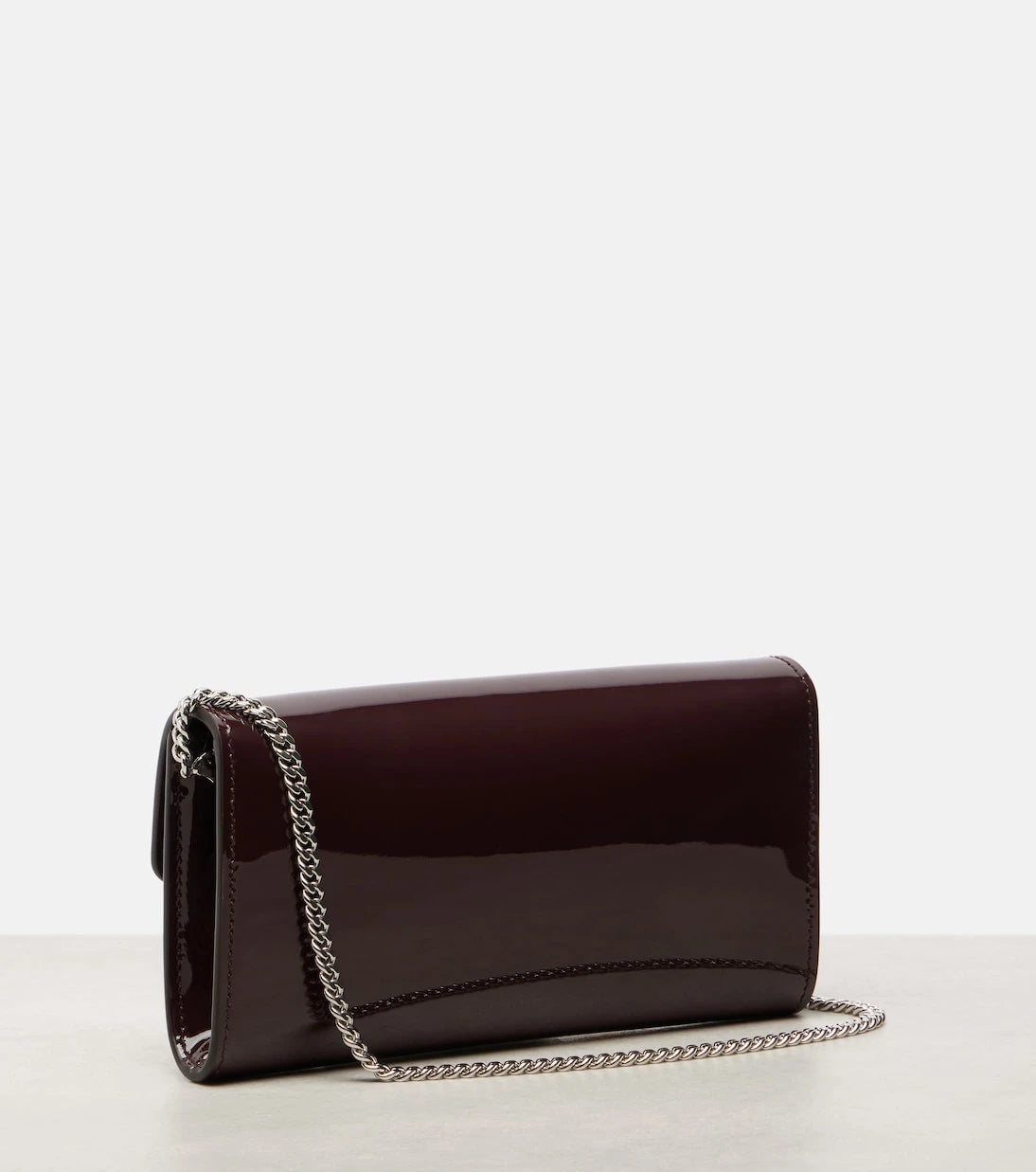Jimmy Choo - Bing patent leather wallet on chain