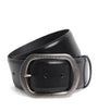 Black Leather Wide Belt