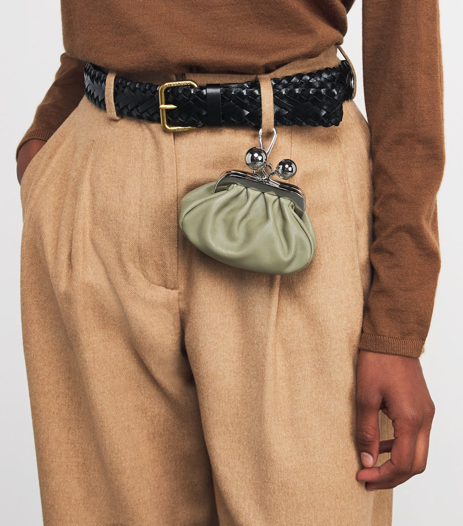 Green Nappa Leather Nano Pasticcino Bag