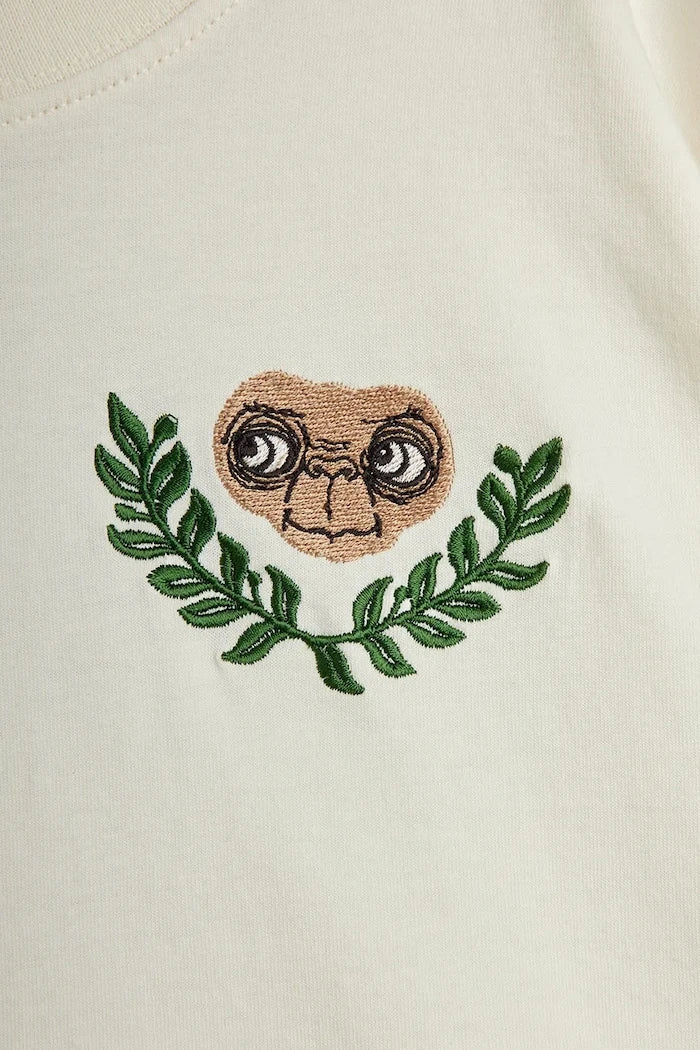 Детска памучна тениска Mini Rodini E.T.
