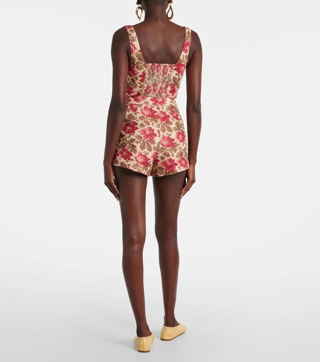 Posse - Rosalie floral linen shorts
