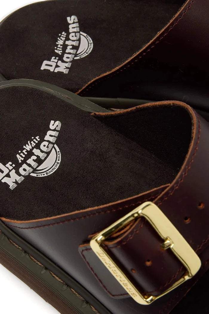 Dr. Martens чехли дамски от кожа Josef