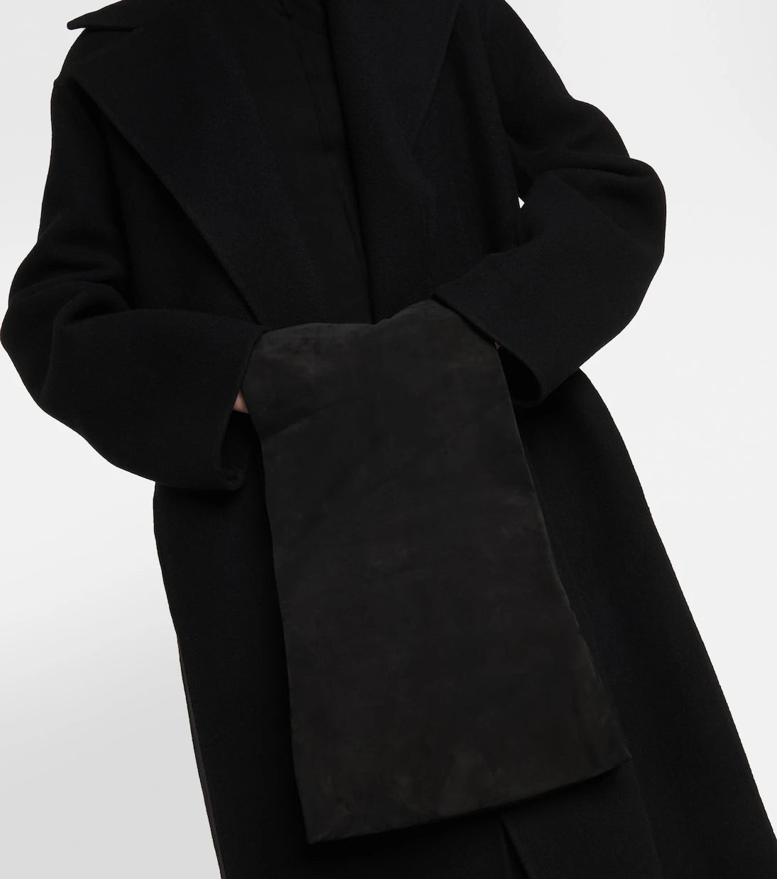 The Row - Large suede glove bag