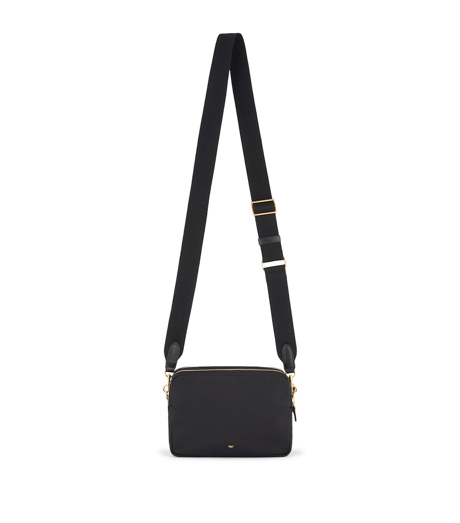 Triple Zip Cross-Body Bag