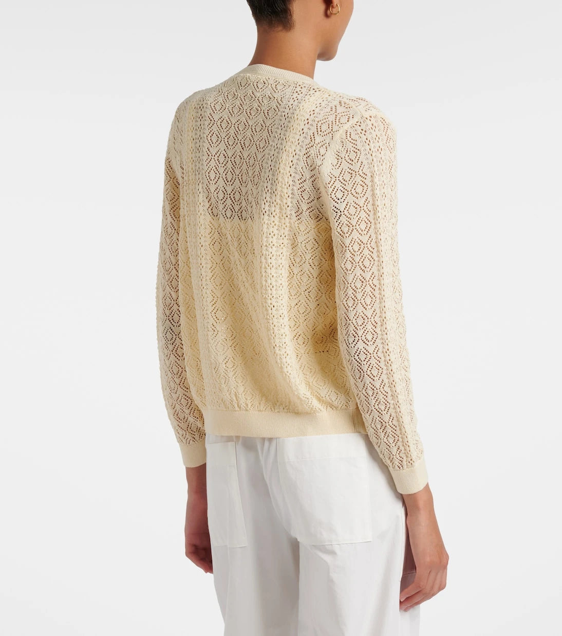 Dôen - Diane pointelle cardigan