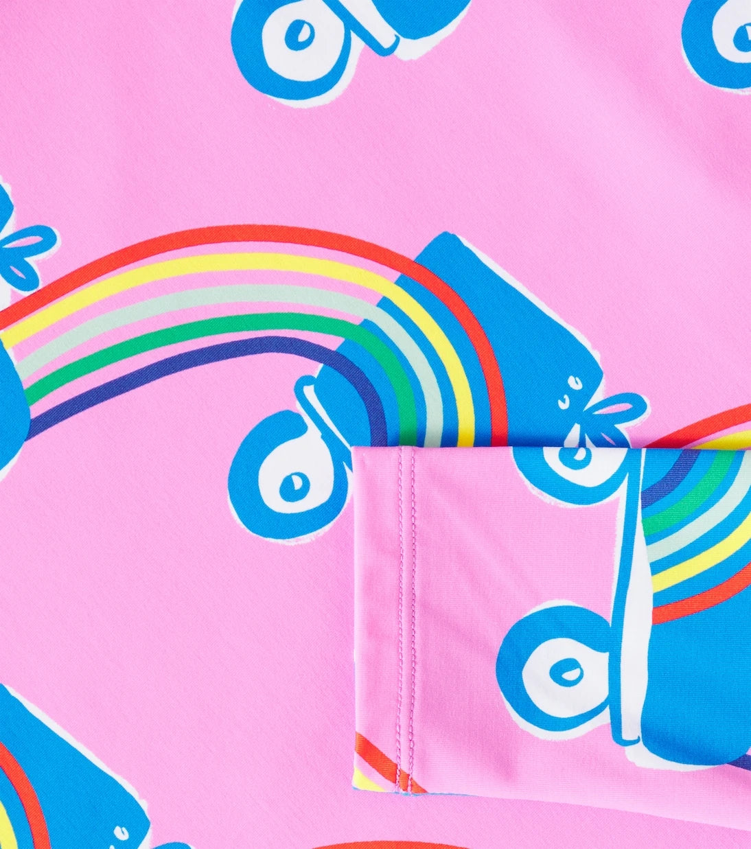Stella McCartney Kids - توب للحماية من الطفح الجلدي بطبعة