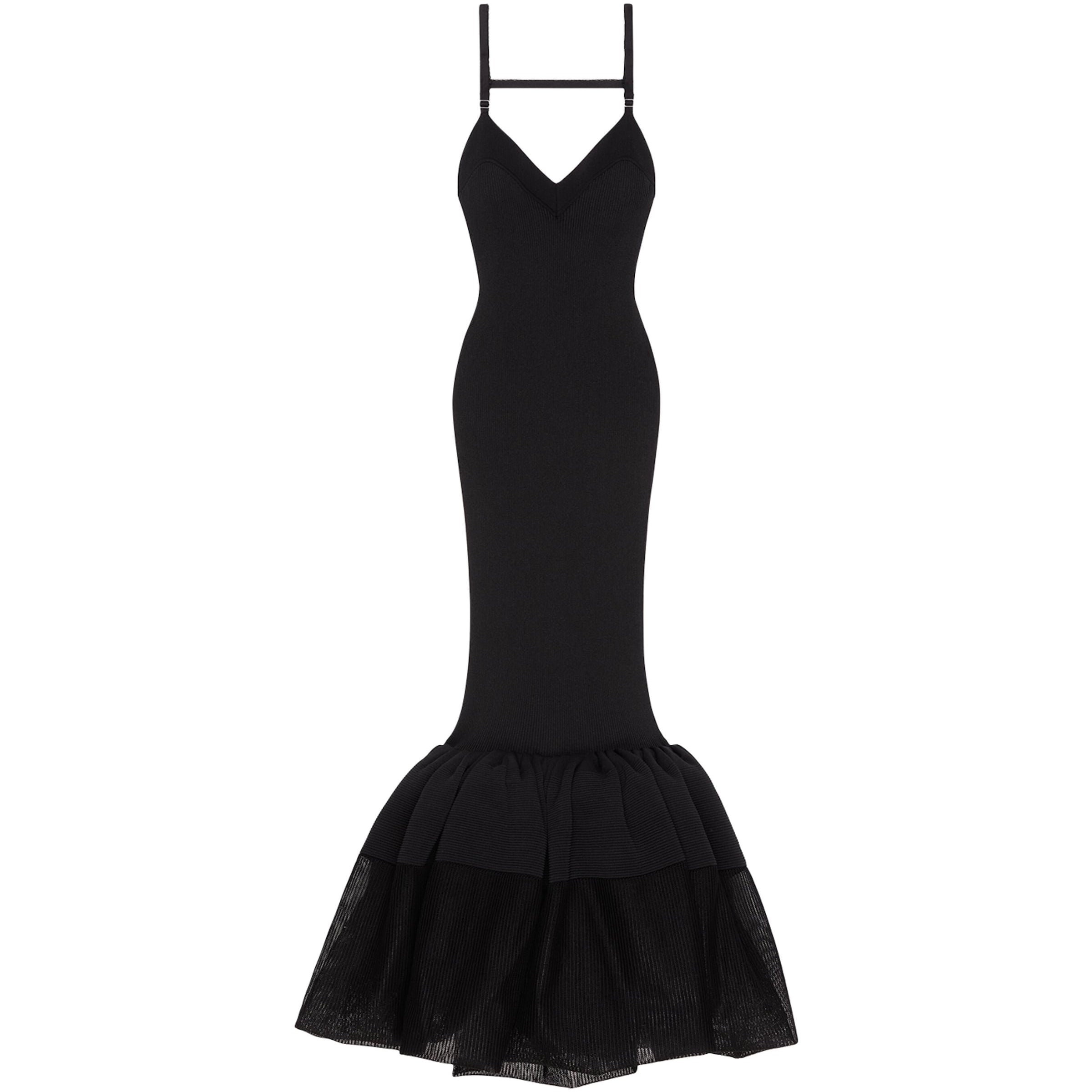 Givenchy Black Knit Maxi Dress