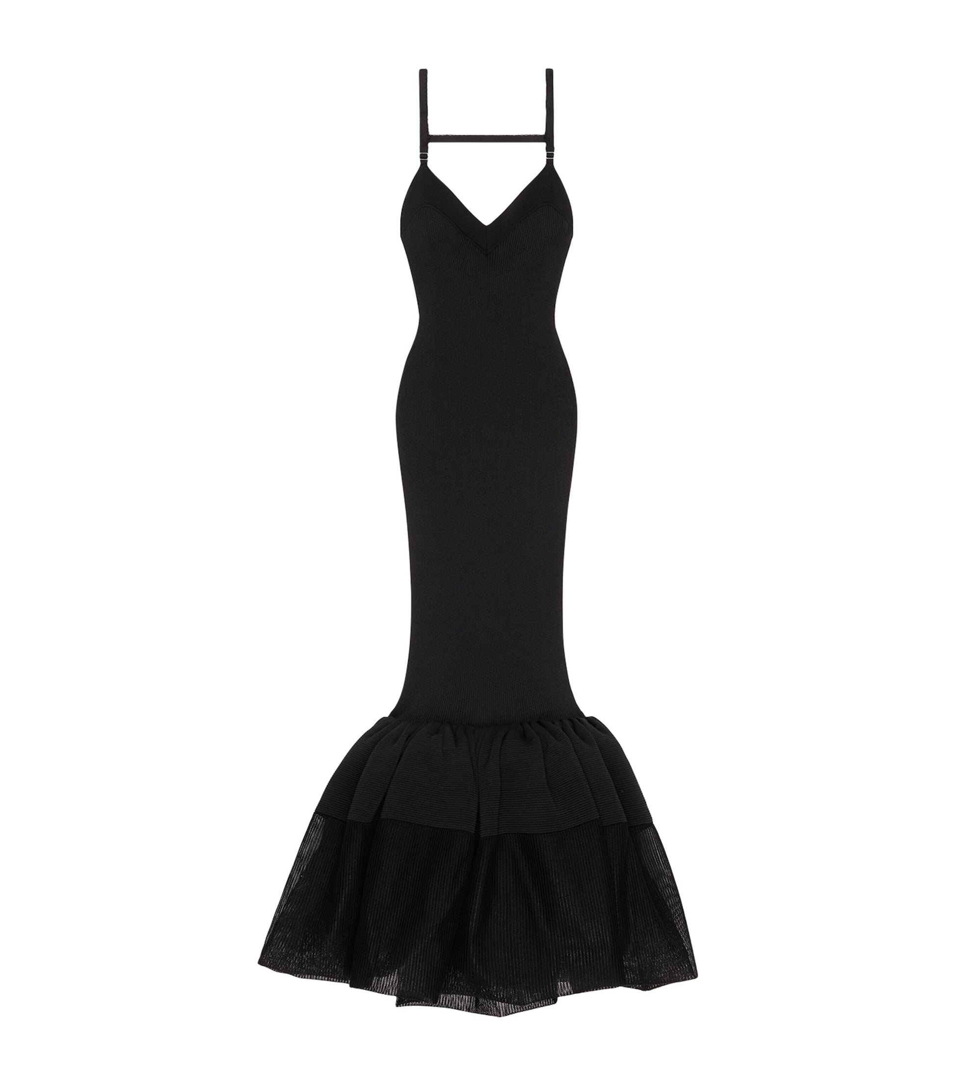 Givenchy Black Knit Maxi Dress