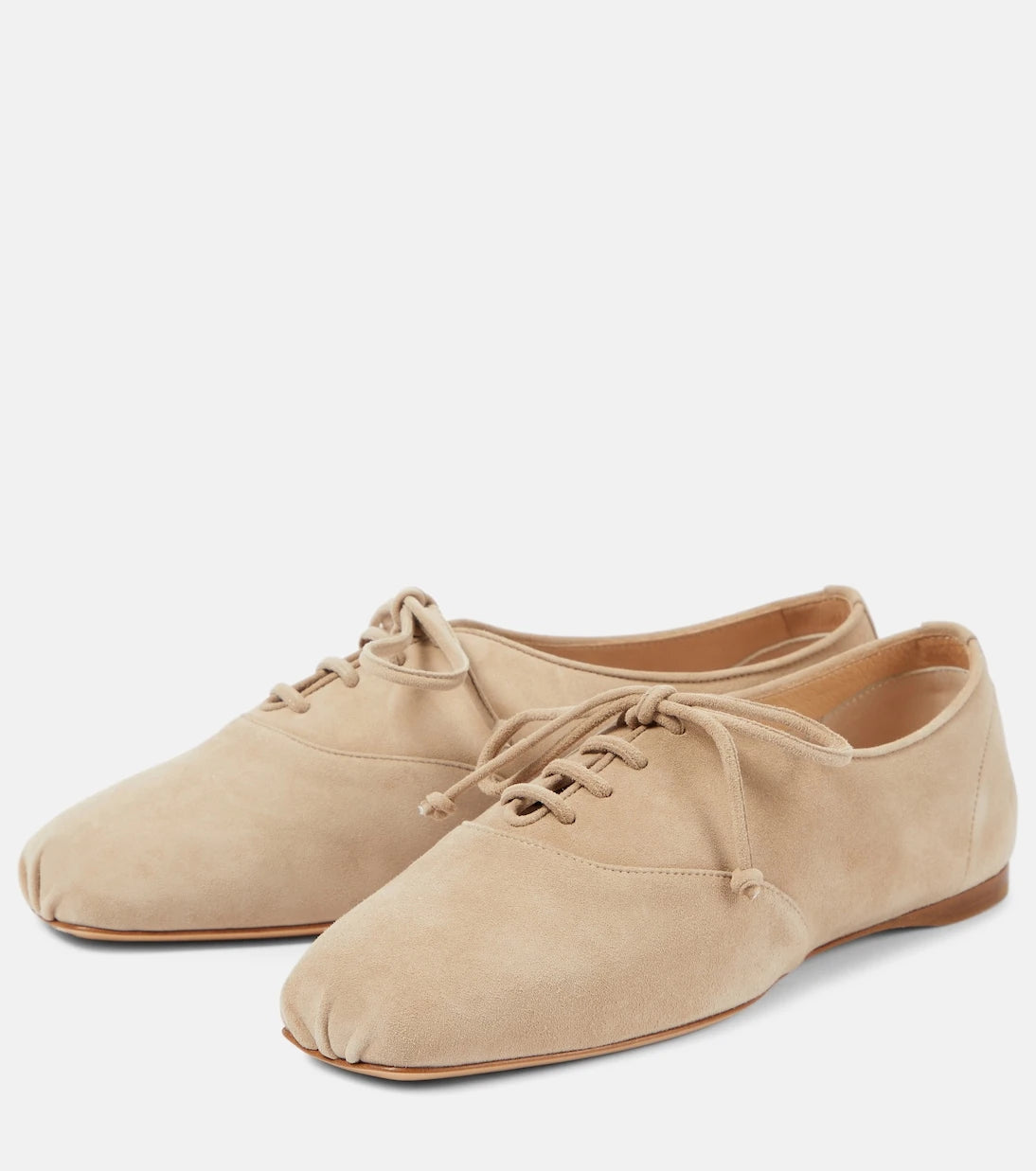 Gabriela Hearst - Maya leather lace-up flats
