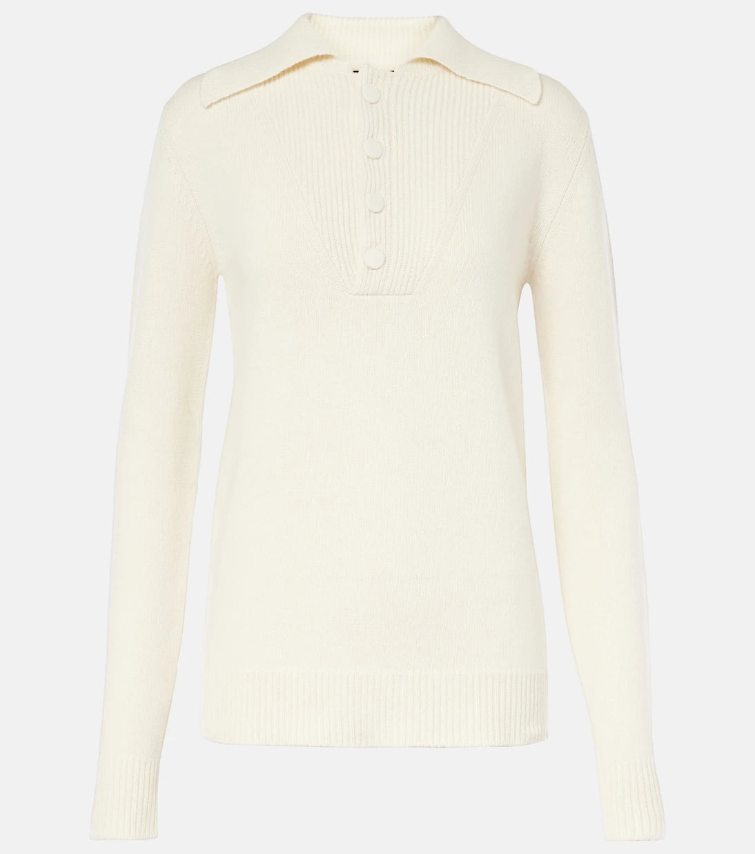 Plan C - Wool and cashmere polo sweater