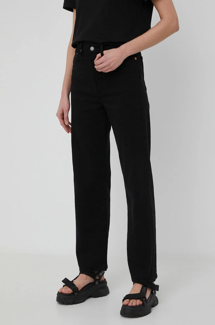 Дънки Levi's RIBCAGE STRAIGHT ANKLE