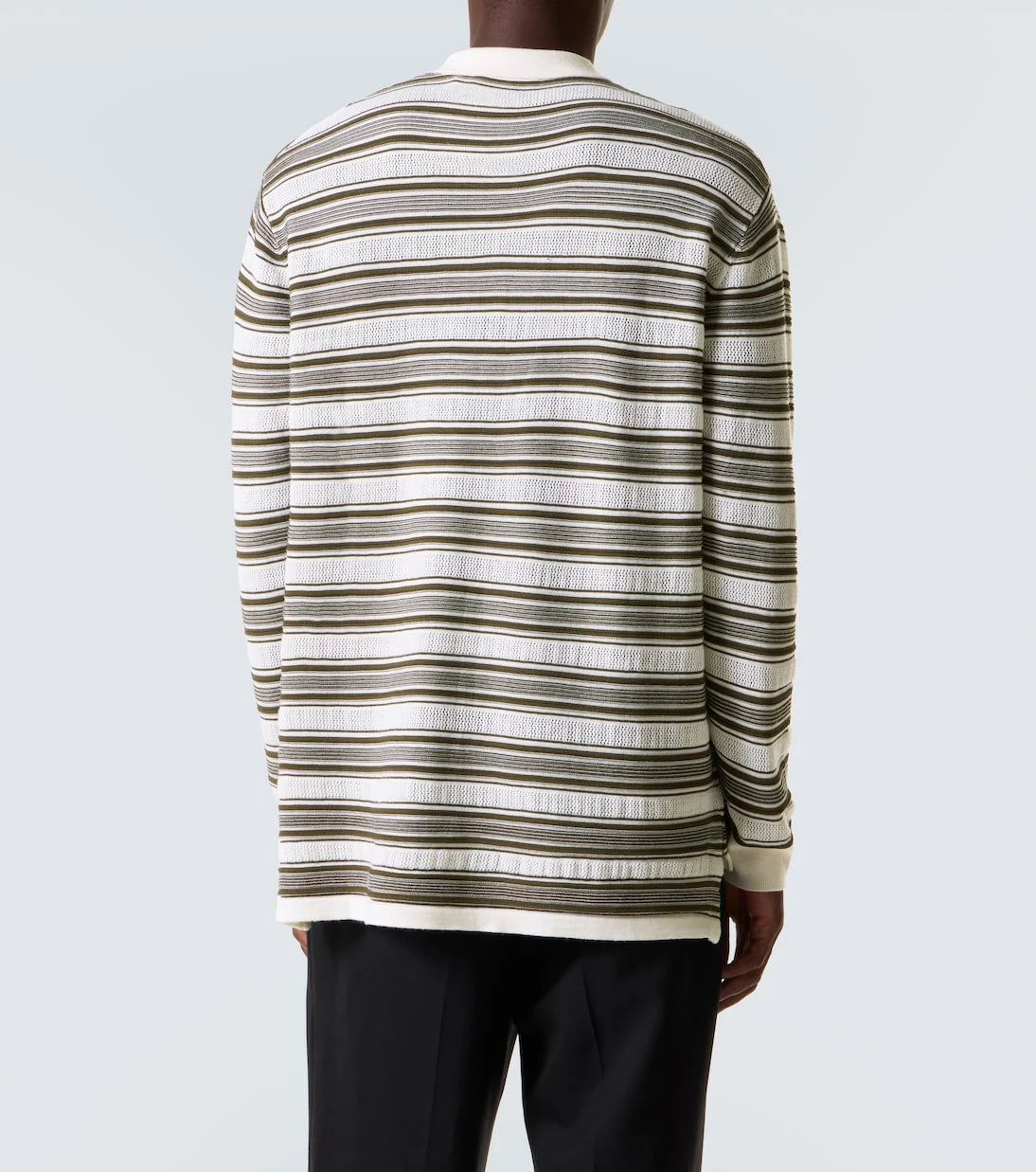 Wales Bonner - Samuel striped wool-blend polo sweater
