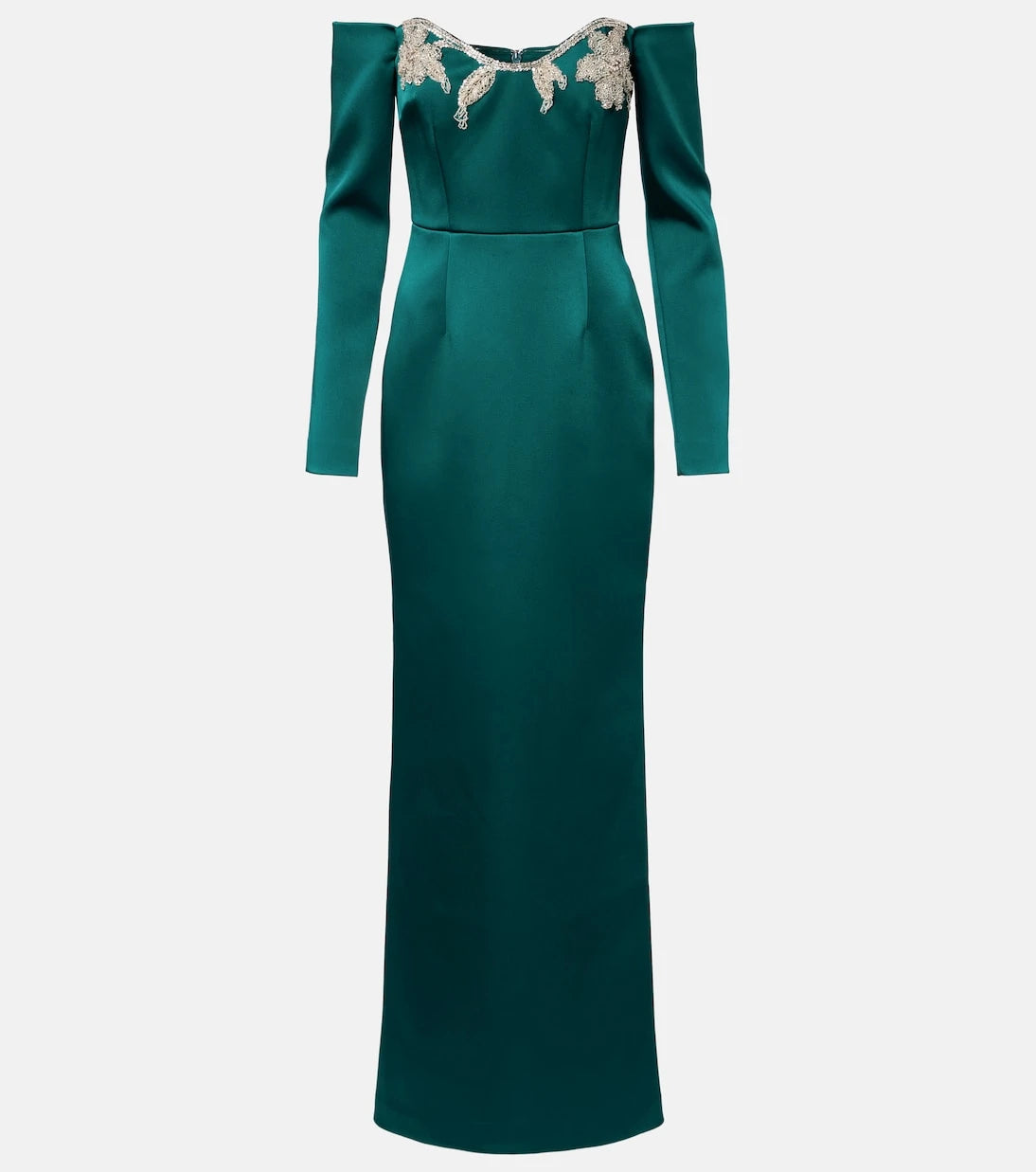 Rebecca Vallance - Ellerie embellished off-shoulder gown