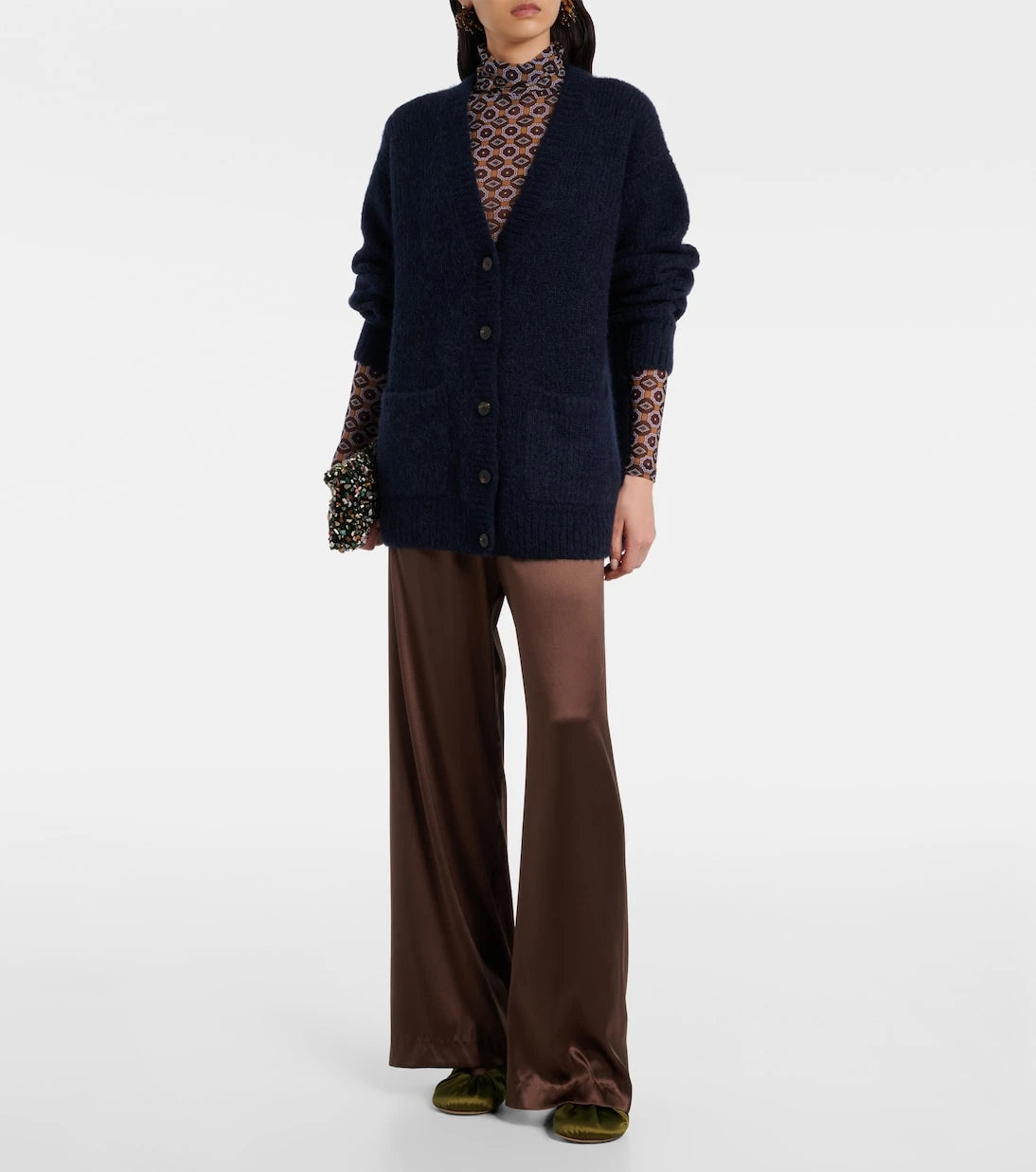 Dries Van Noten - Alpaca and wool-blend cardigan