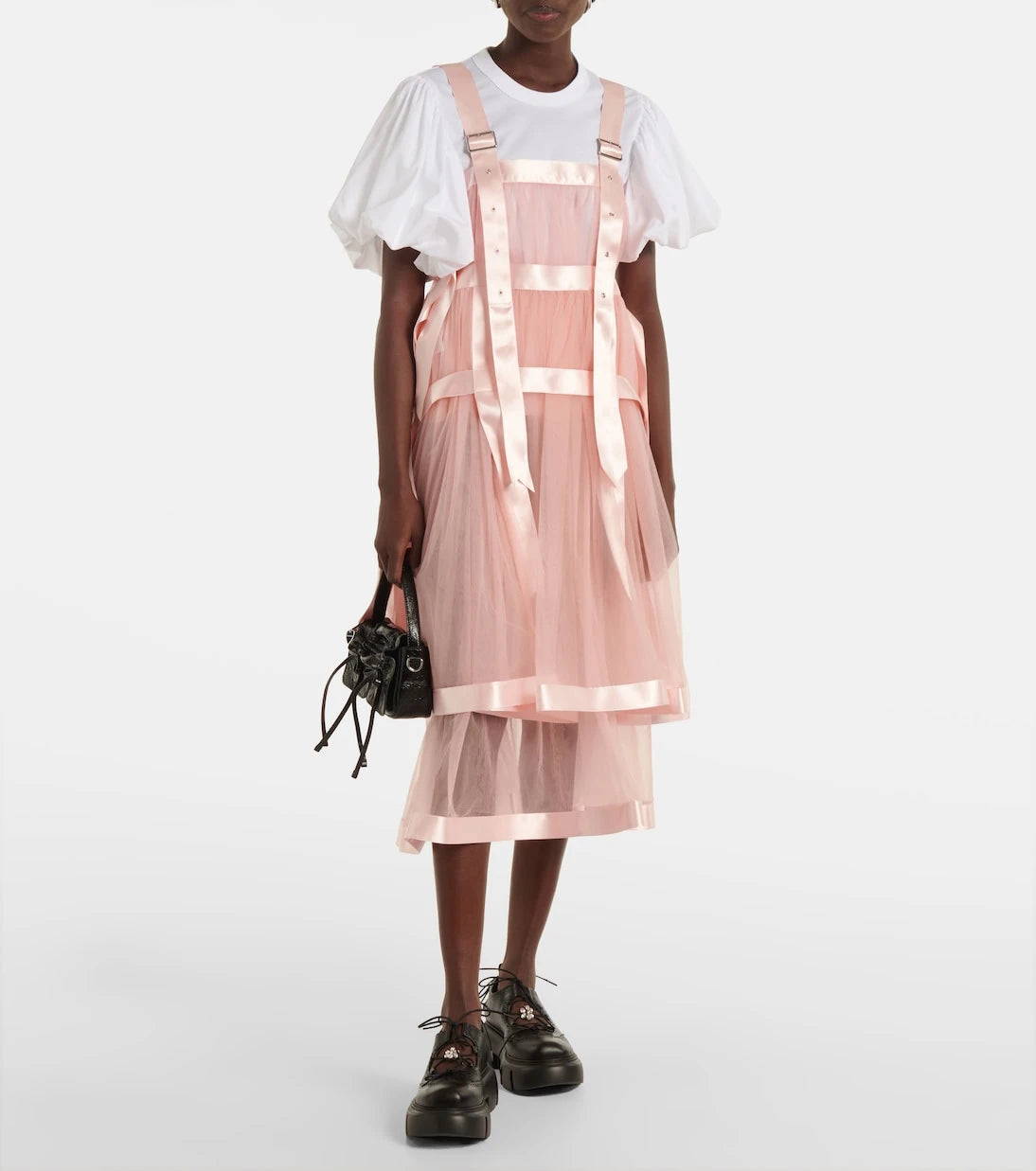 Noir Kei Ninomiya - Tulle midi dress