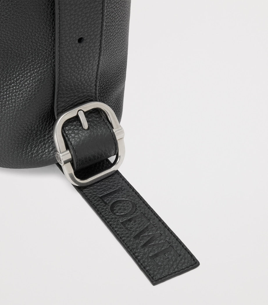 LOEWE Medium Leather Loop Bucket Bag