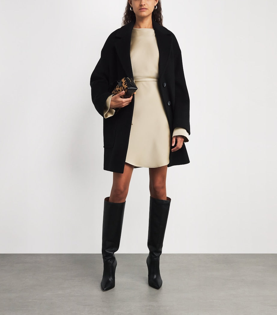 MAX&Co. Beige Satin Mini Dress