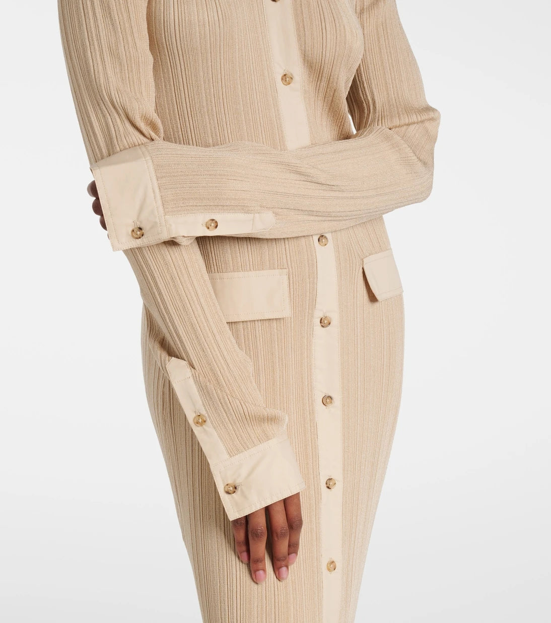 Toteme - Ribbed-knit shirt dress