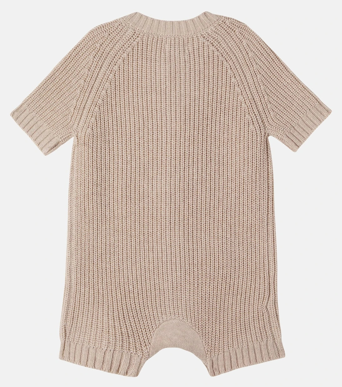 Donsje - Baby Dantje embroidered wool and cotton playsuit