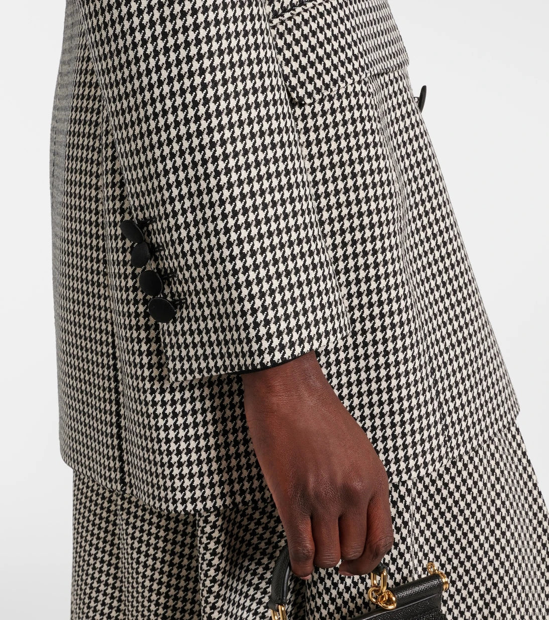 Dolce&Gabbana - Houndstooth wool-blend blazer